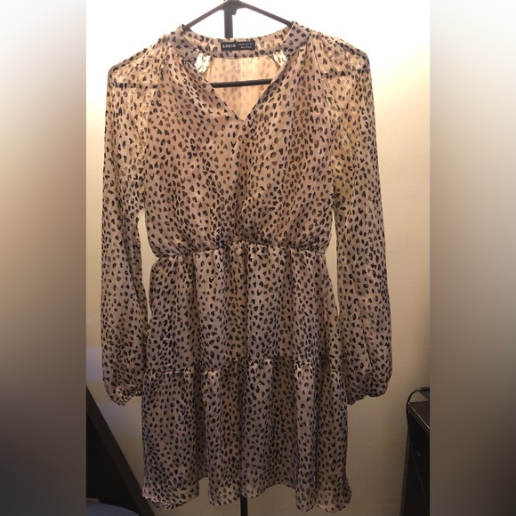 SHEIN Dresses & Skirts - Dress Cheetah Print Size 2